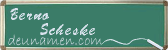 Berno Scheske Visitenkarte